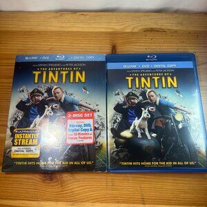 The Adventures of Tintin (Blu-ray/DVD, 2011) w/ Slipcover Used Good - $10